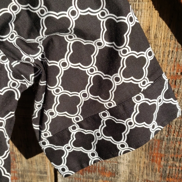 Talbots Black Buttom Down Shirt Elegant Size 4 - Picture 6 of 8